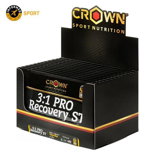 Crown Sport Nutrition 3:1 Pro Recovery Vainilla Monodosis  , 14 x 50  gr