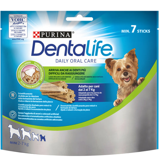 Dentalife Canine Extra Small Caja 6X69Gr, snack para perros