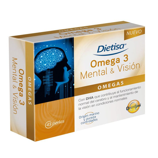 Dietisa Omega 3 Mental & Vision , 45 perlas