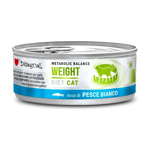 Disugual Diet Cat Weight Pescado Blanco 12X85Gr