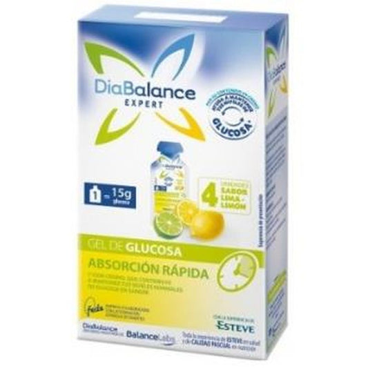 Diabalance Diabalance Gel Glucosa Absorcion Rapida Limon 4Ud. 