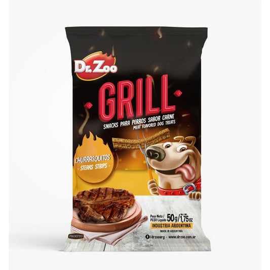 Dr ZOO Perro Grill Churrasquitos 24X50Gr