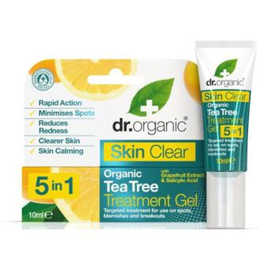 Dr. Organic Skin Clear Tratamiento En Gel 5 En 1 10Ml. 