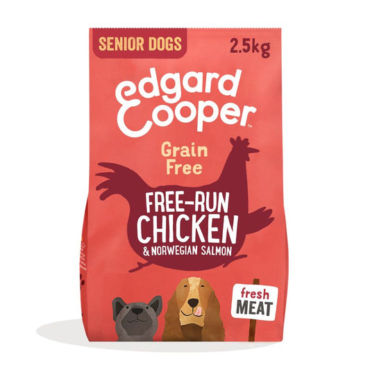 Edgar & Cooper Pienso Para Perros 2.5kg Pollo De Granja Y Salmón Noruego, Broccoli Y Arándanos  Y Arándanos Rojos Frescos
