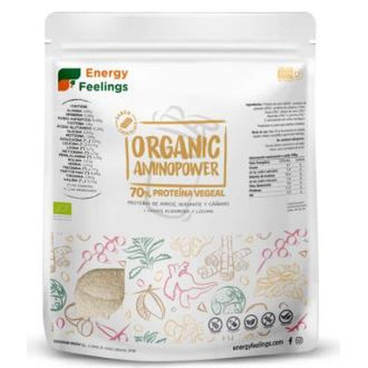 Energy Feelings Organic Aminopower 70% Chocolate 500Gr. Eco Vegan 