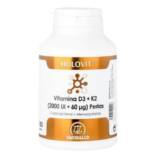 Equisalud Holoram Vitamina D3 2000Ui + K2 180µg Perlas