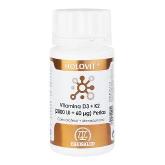 Equisalud Holoram Vitamina D3 2000Ui + K2 60µg Perlas