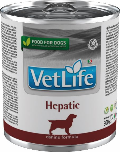 Farmina Vet Life Natural Diet Dog Hepatic 6X300Gr, comida húmeda para perros