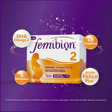 Femibion 2 Embarazo, 28 Comprimidos x 3 Unidades
