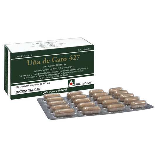 Fharmocat Uña Gato 420 Mg , 100 cápsulas