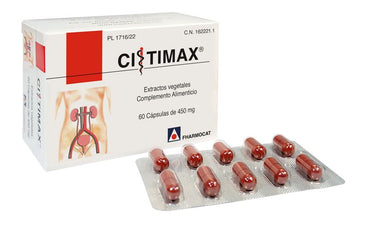 Fharmocat Cistimax 300 Mg, 60 Cápsulas      