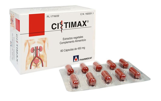 Fharmocat Cistimax 300 Mg, 60 Cápsulas      