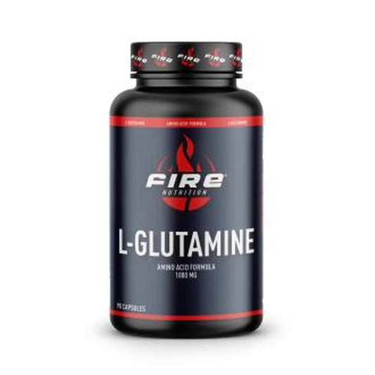 Fire Nutrition L-Glutamine 1000Mg 90 Cápsulas 