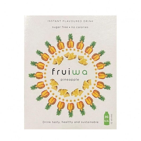 Fruiwa Bebida Instantánea En Polvo Sabor Piña Con Vitamina C Y Edulcorante , 36 gr