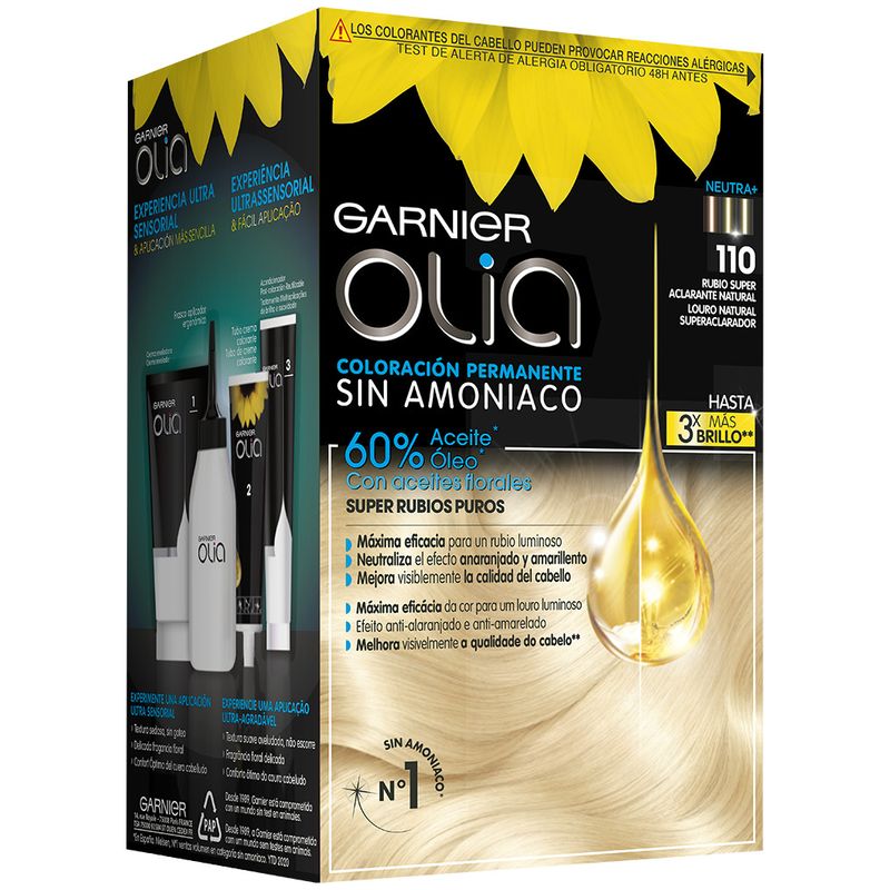 Garnier Olia Coloración Permanente Sin Amoniaco Para Un Olor