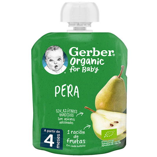 Gerber Pouch Organic Pera