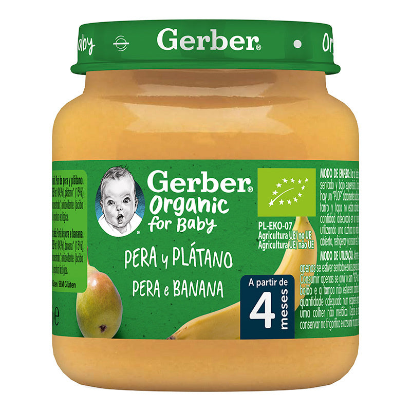Gerber Tarrito Organic Pera Platano