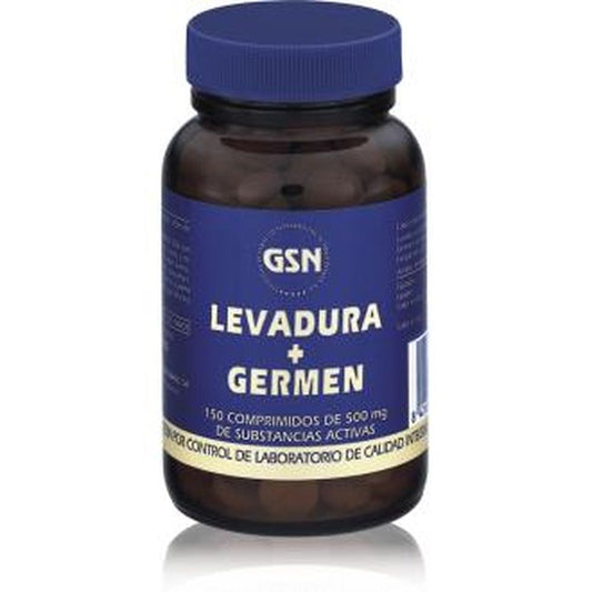 Gsn Levadura+Germen 150 Comprimidos 500 Mg. 