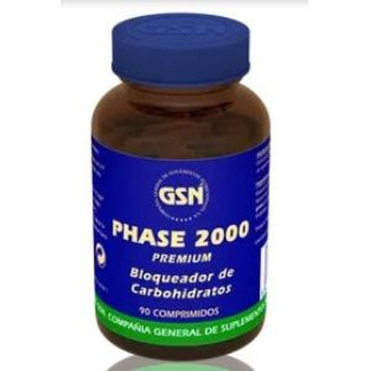 Gsn Phase 2000 Premium Bloqueador Carbohidrat 90 Comprimidos 