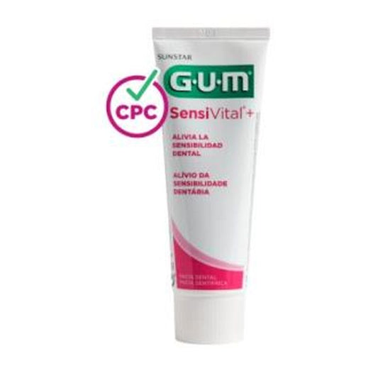 Gum Sensivital+ Pasta Dental Fluorudo 75Ml 