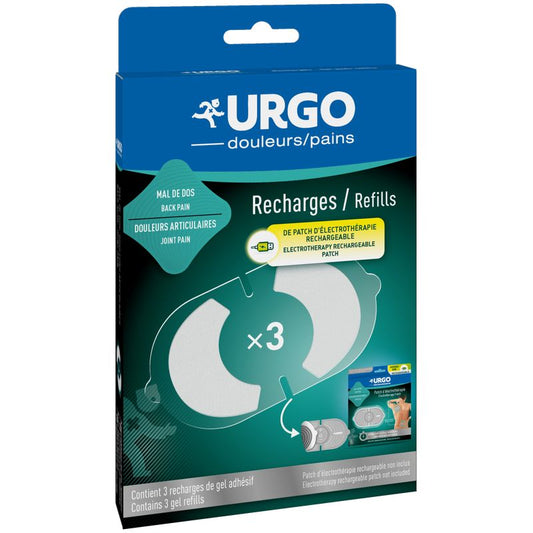 Urgo Recargas Parche De Electroterapia , pack 3 sobres (90 usos)
