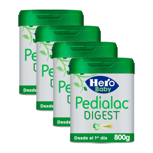 Pack 4 X Hero Baby Pedialac Digest Ae/Ac 800 gr