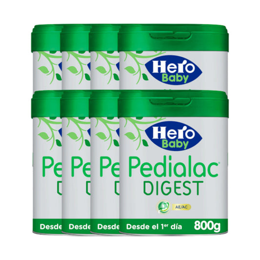 Pack 8 X Hero Baby Pedialac Digest Ae/Ac 800 gr