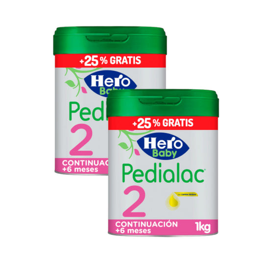 Pack 2 X Hero Baby Pedialac Leche 2 800 gr+ 25%