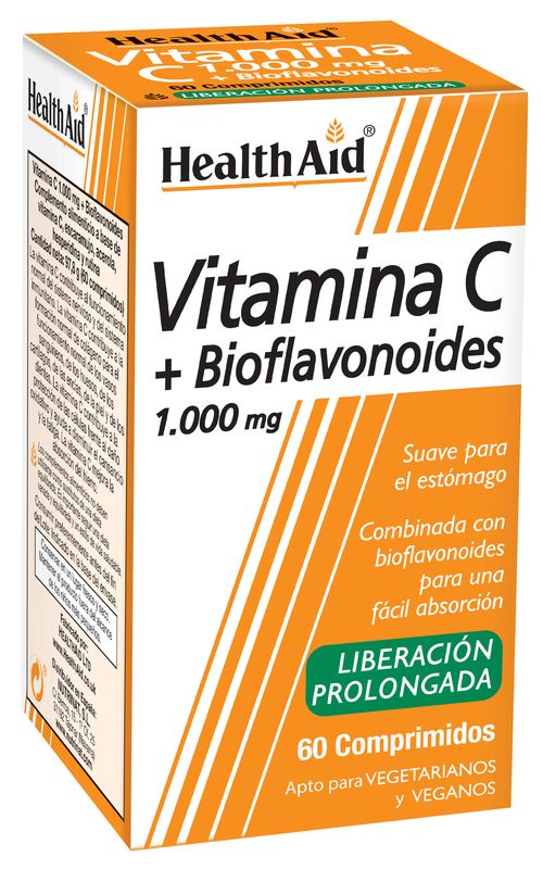 Health Aid Vitamin C 1000 Bioflavonoides, 60 Comprimidos      