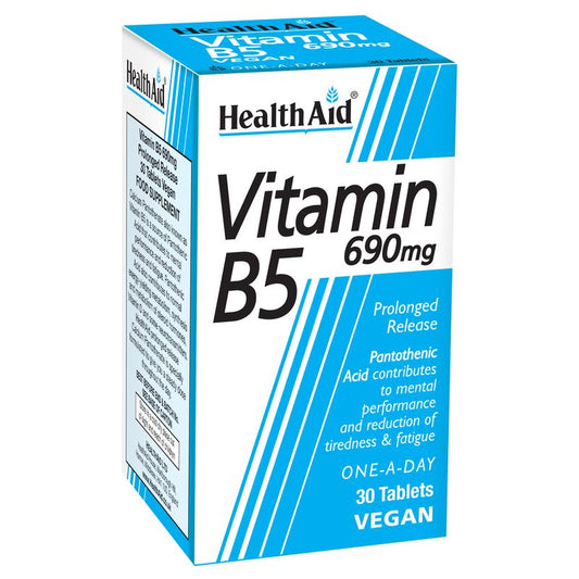 Health Aid Vitamina B5 (Pantotenato Calcico) 690 Mg , 30 comprimidos