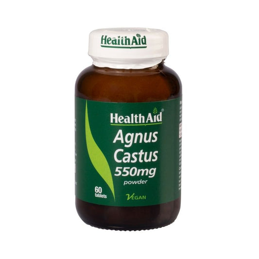 Health Aid Sauzgatillo Agnus Castus , 60 comprimidos de 550 mg