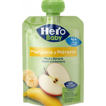 Hero Baby Bolsita  Manzana Y Plátano 100G