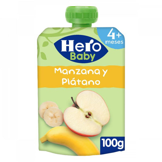 Hero Baby Bolsita  Manzana Y Plátano 100G