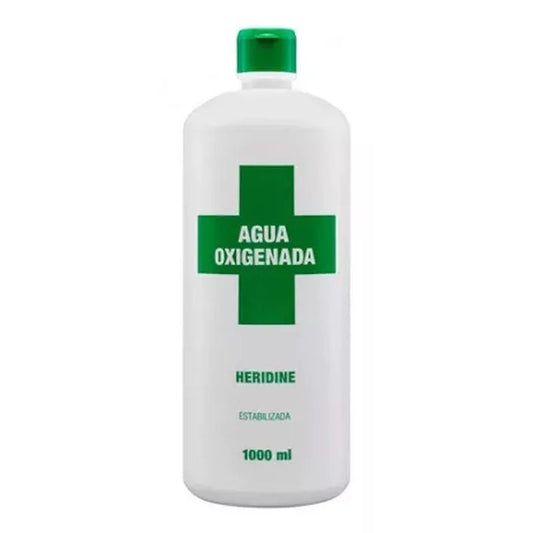 Interapothek Agua Oxigenada Heridine, 1000 ml