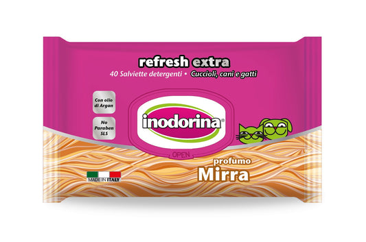 Inodorina Toallita Refresh Extra Mirra 40Ud
