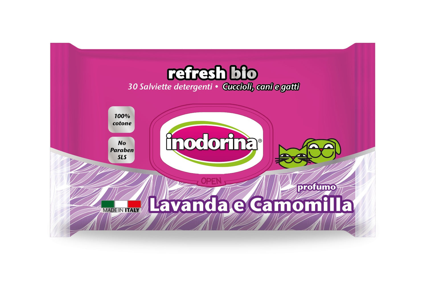 Inodorina Toallita Refresh Bio Lavanda Manzanilla 30Ud