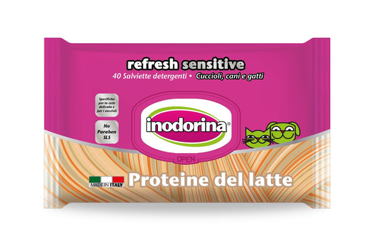 Inodorina Toallitas Sensitive Proteina Leche 40Ud