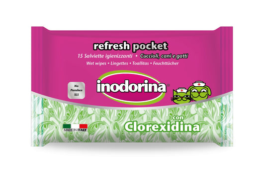 Inodorina Toallitas Clorhexidina Pocket 15Ud