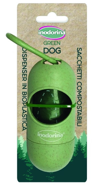 Inodorina Green Dispensador + 1 Rollo 1Ud