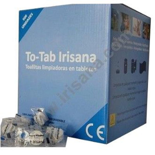 Irisana To-Tab Toallitas Limpiadoras Caja 500Ud. Ir56.500