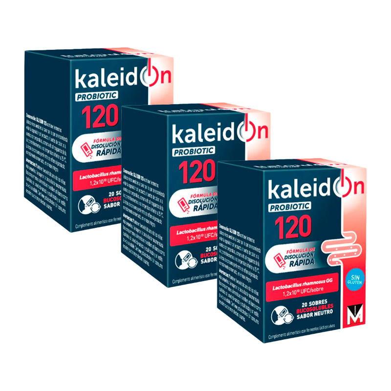 Kaleidon Triplo Probiotic 120, 3 x 20 sobres