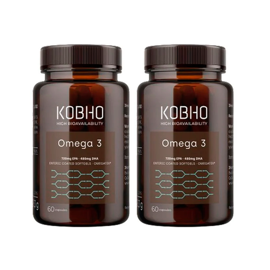 Kobho Labs Duplo Suplemento Omega-3, 2x60 cápsulas