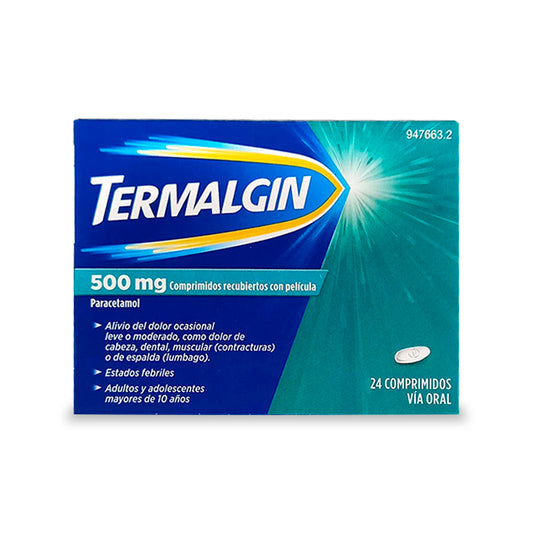Termalgin , 500 mg 24 comprimidos recubiertos