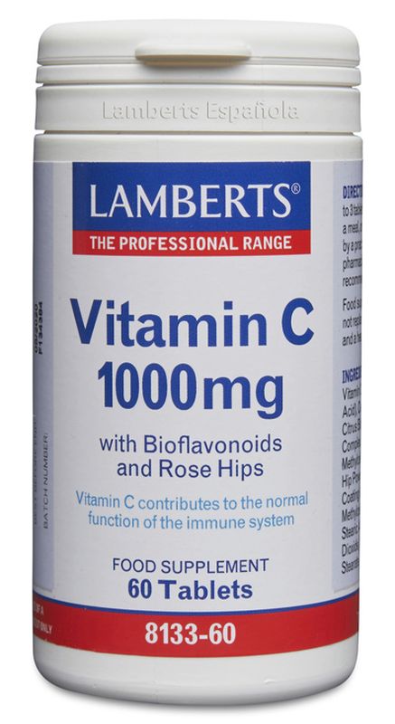 Lamberts Vitamina C Con Bioflavonoides 1000 Mg, 60 Tabs      