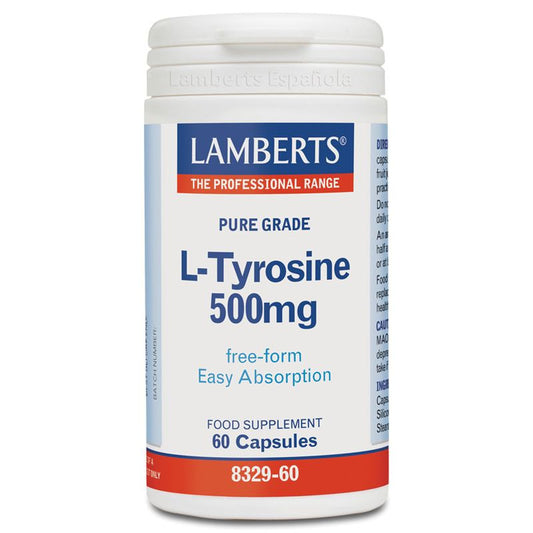 Lamberts L-Tirosina 500Mg , 60 cápsulas   