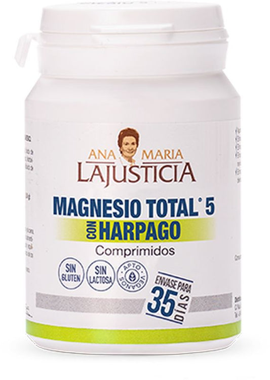 Lajusticia Magnesio Total 5 Sales Con Harpago, 70 Comprimidos      