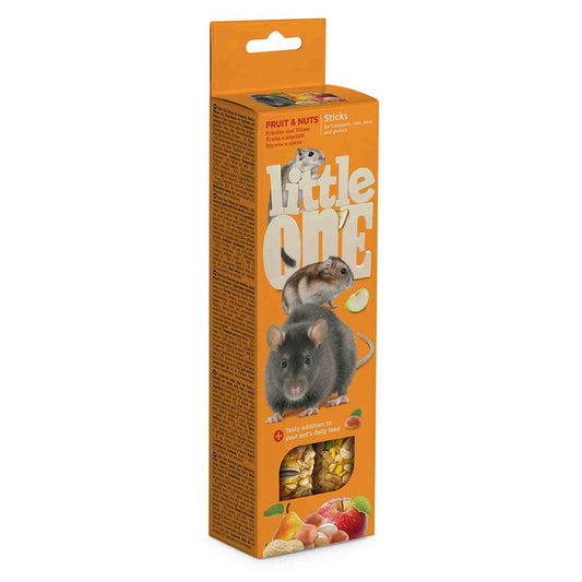 Littleone Sticks Fruta F.Secos Hamster Raton Jerbos 8X120Gr