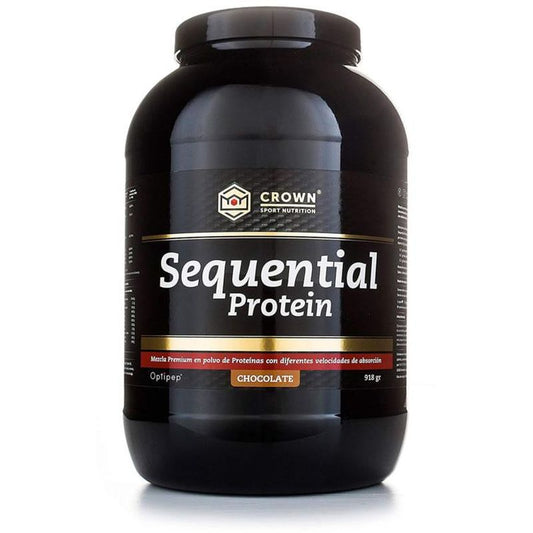 Crown Sport Nutrition Sequential Protein Chocolate  (Recuperador Nocturno) , 918 gr (34 porciones)