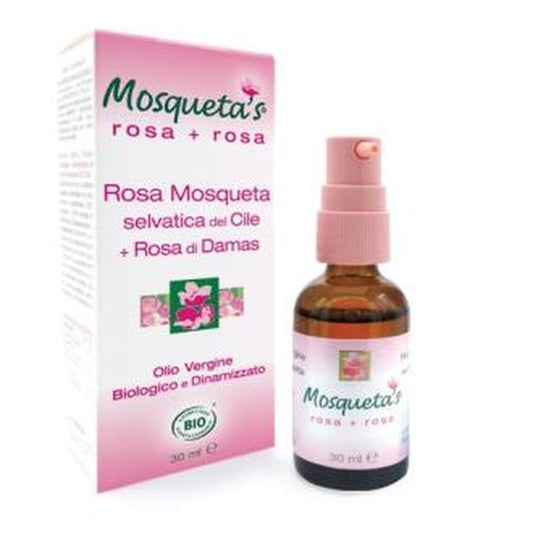 Mosqueta´S Aceite De Rosa Mosqueta+Rosa Damascena 30Ml. Bio 