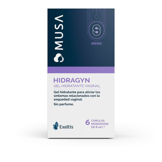 Musa Hydragin Hidratante Vaginal, 6 canulas